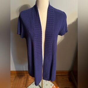 Loft 100% Cotton Cardigan Sweater